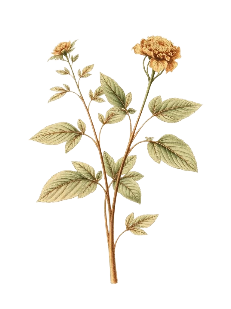 Angelica botanical illustration