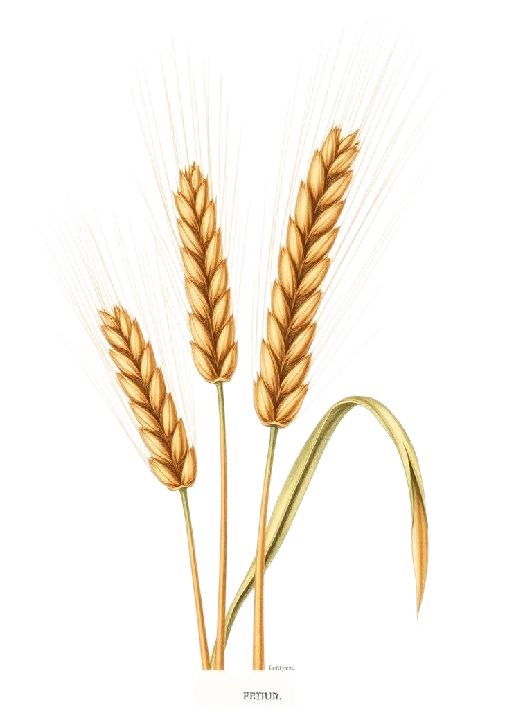 Grain botanical illustration