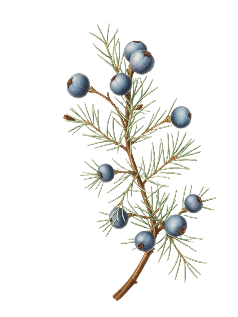 Juniper botanical illustration