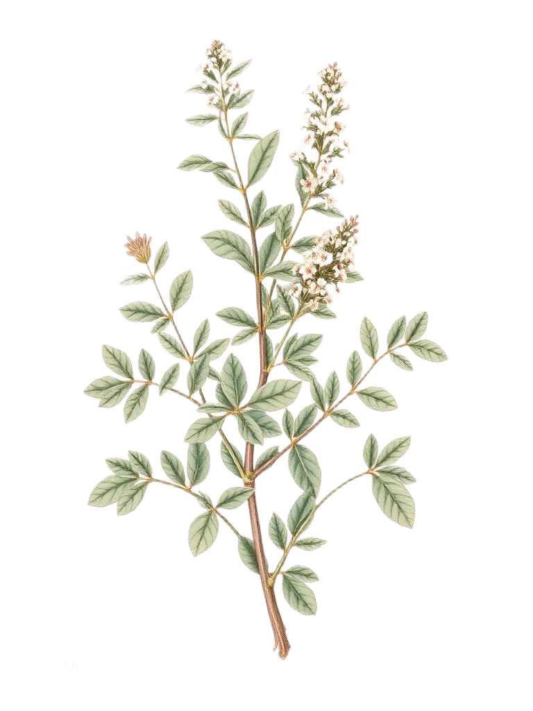 Marjoram botanical illustration