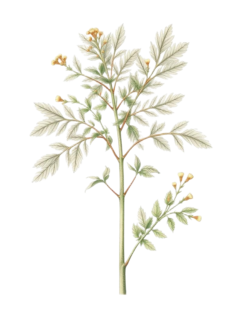 Wormwood botanical illustration